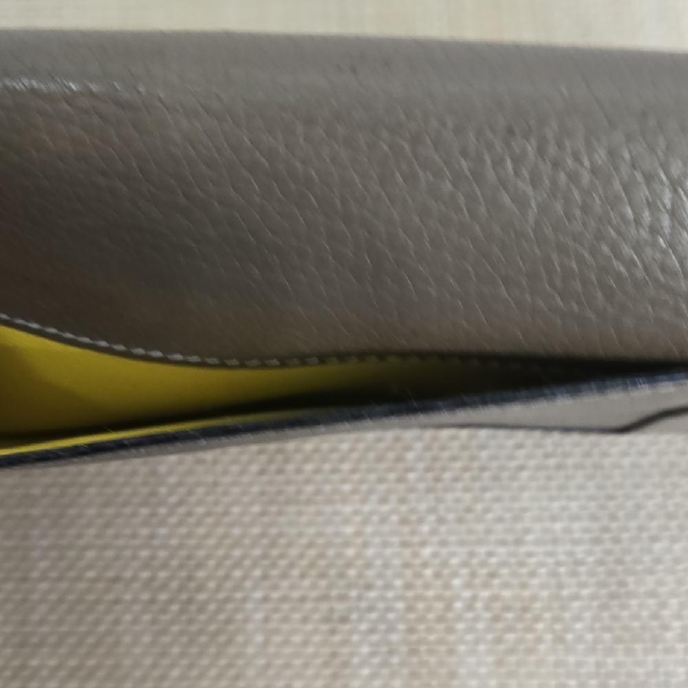 Celine Leather Bicolor Continental Wallet - Picture 8 of 14